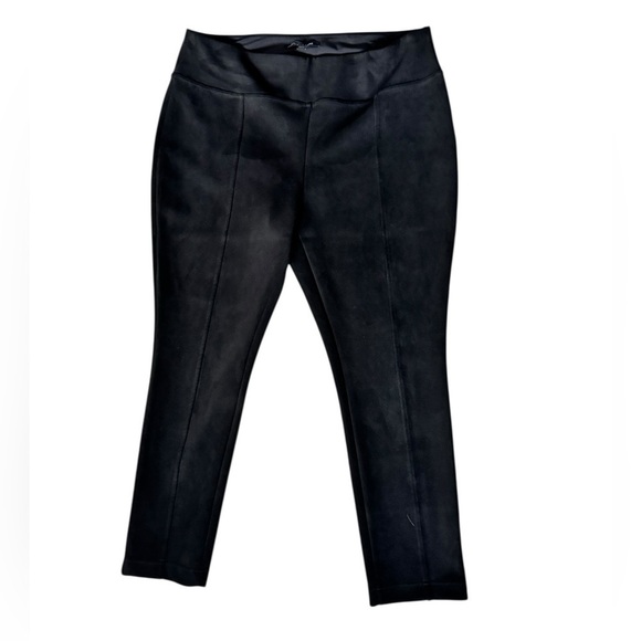 Andrew Marc Pants - Andrew Marc Black Pull-On Stretch Ankle Pants Womens XXL Holiday Party Velvet